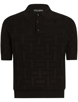 DOLCE & GABBANA - POLO JAQUARD