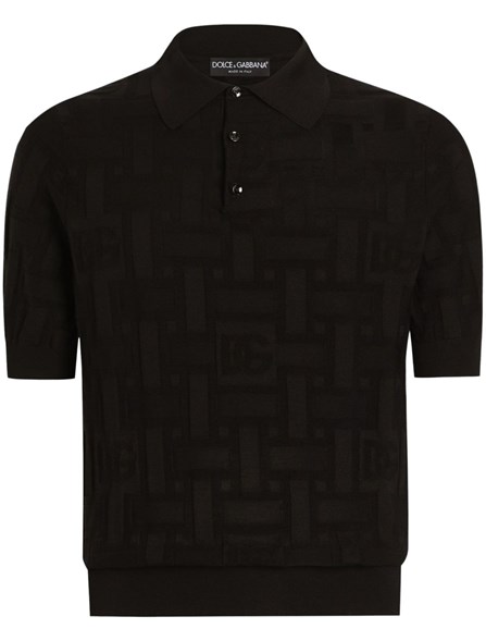 DOLCE & GABBANA - POLO JAQUARD