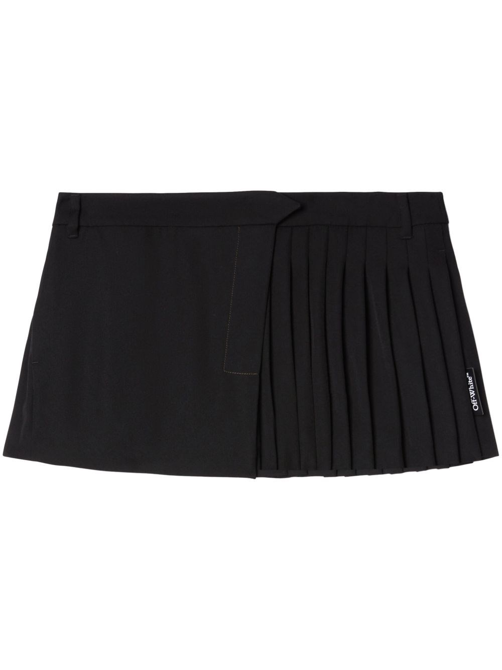 Off-white Savana Mini Skirt In Black  