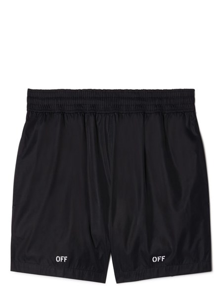 OFF-WHITE - LOGO BEACH SHORTS