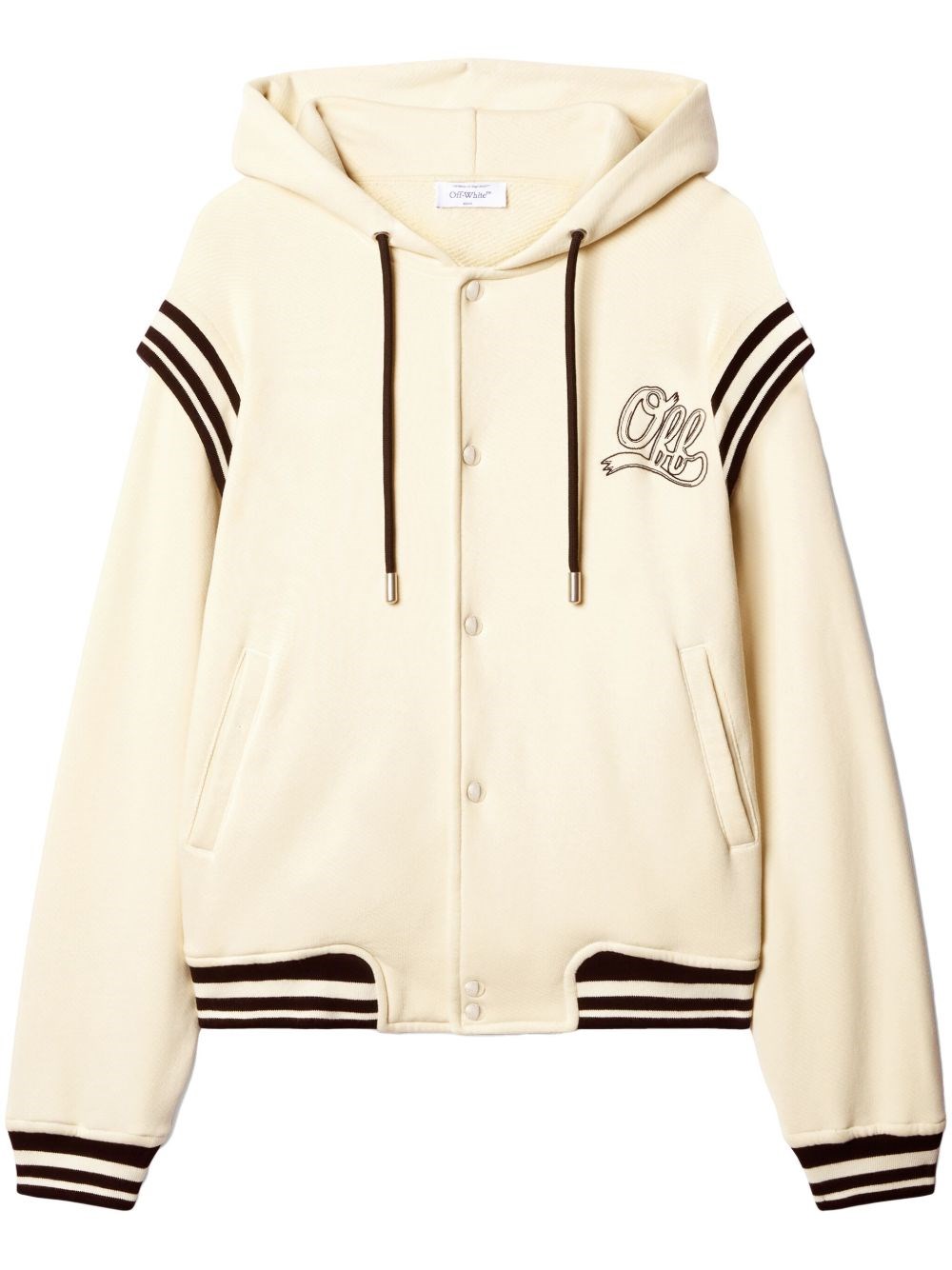 Shop Off-white 'varsity' Sweatshirt In ホワイト