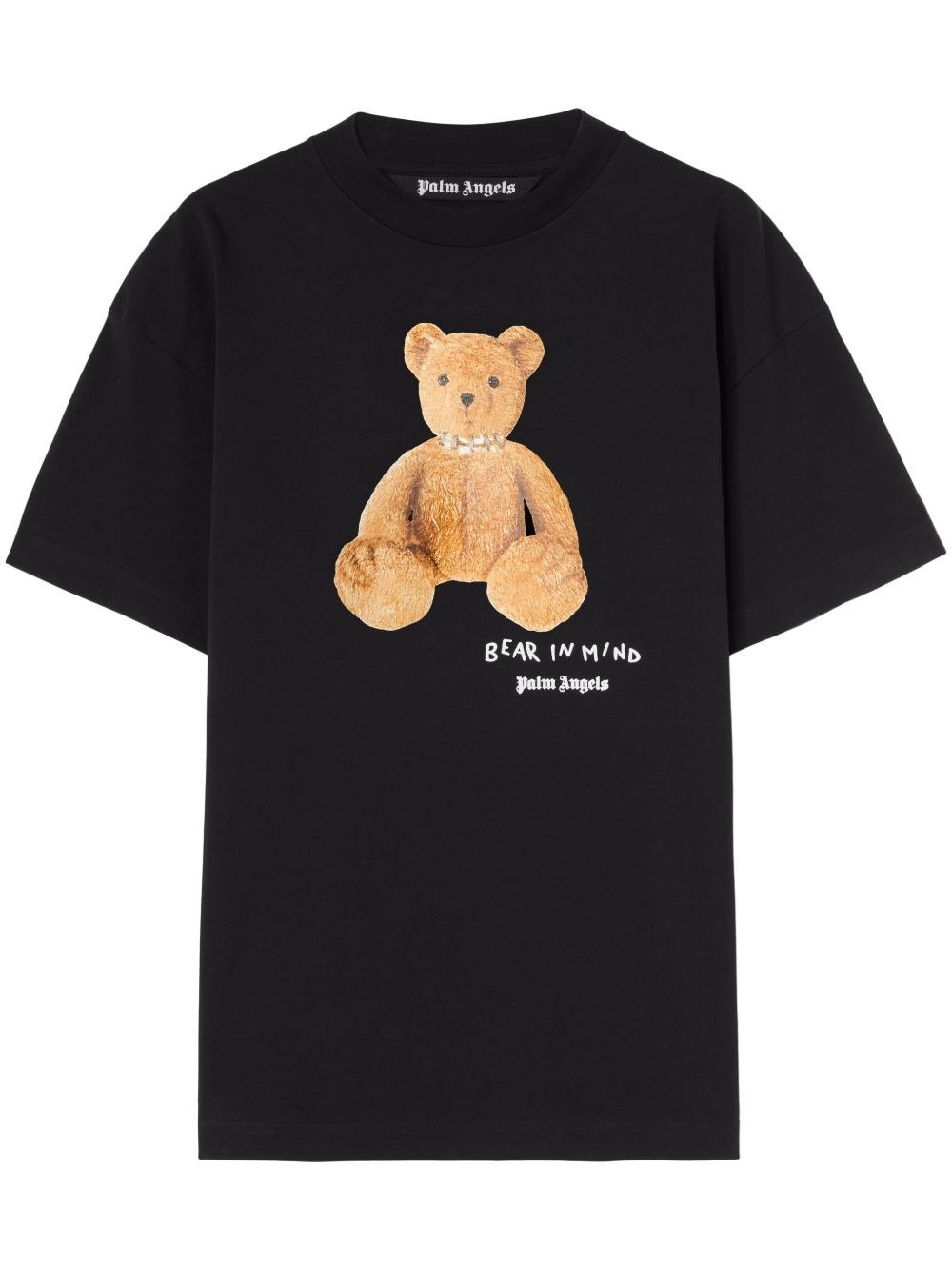 Shop Palm Angels 'bear In Mind' T-shirt In Black