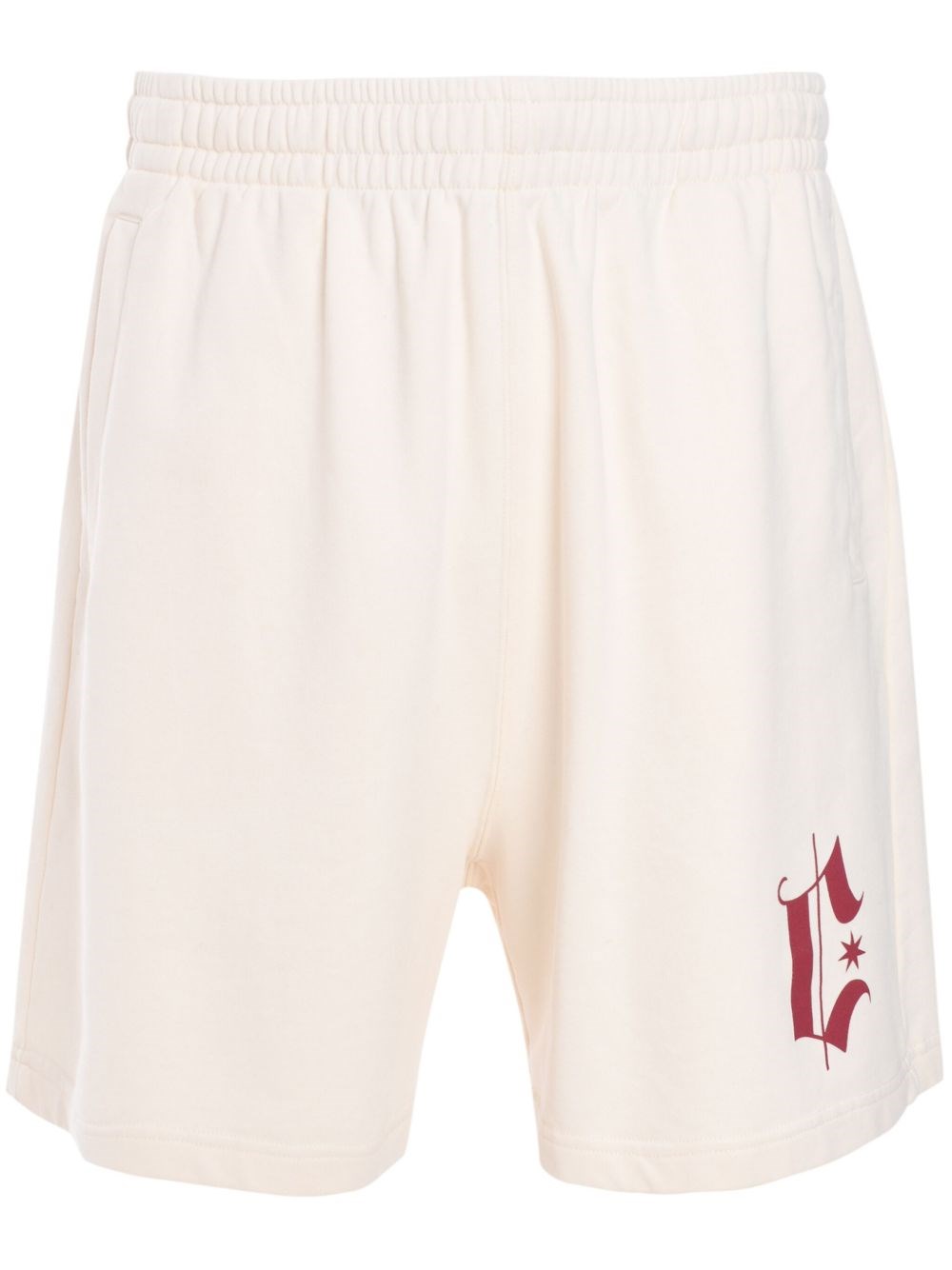 Marcelo Burlon County Of Milan Headletter Comfy Shorts In 中間色