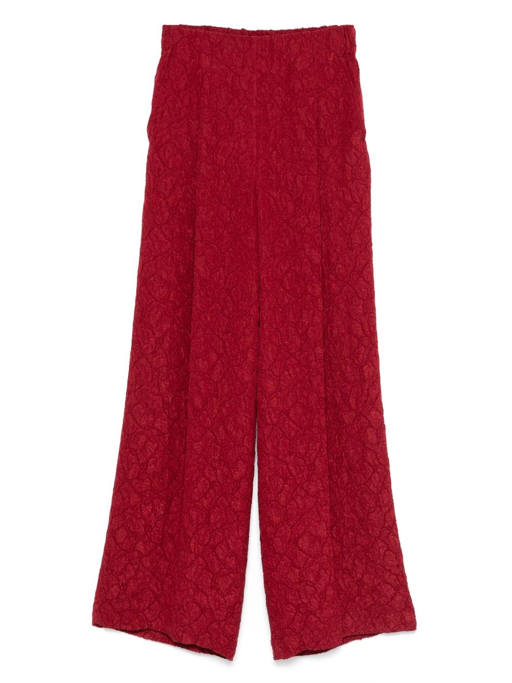Dries Van Noten Silk Blend Pants In Red