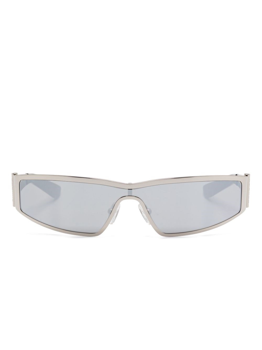 Alexander Mcqueen Y2k Sunglasses In Silver