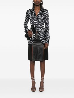 THE ATTICO - Stretch satin shirt