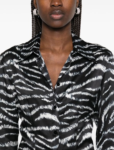 THE ATTICO - Stretch satin shirt