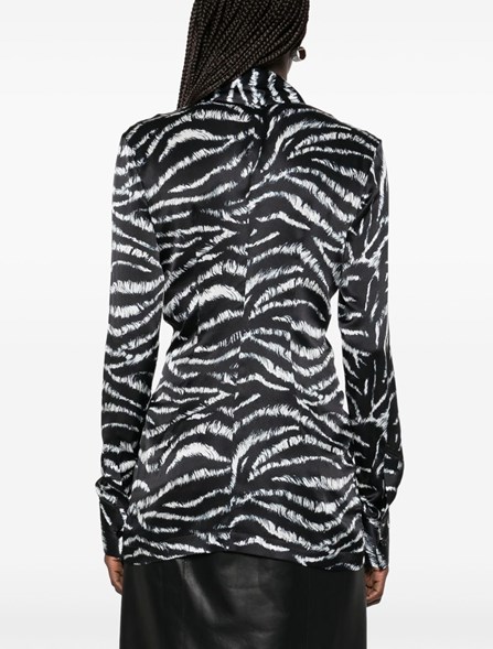 THE ATTICO - Stretch satin shirt