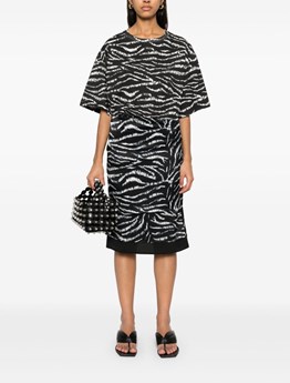 THE ATTICO - ZEBRA SKIRT
