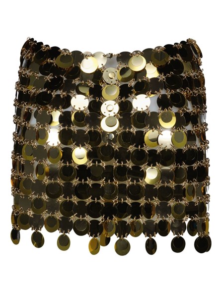 RABANNE - Sequin miniskirt