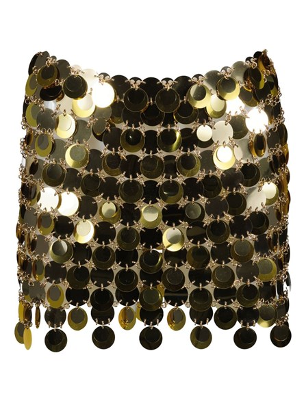 RABANNE - Sequin miniskirt