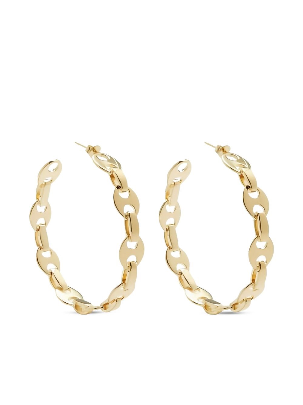 Rabanne Chain-link Hoop Earrings