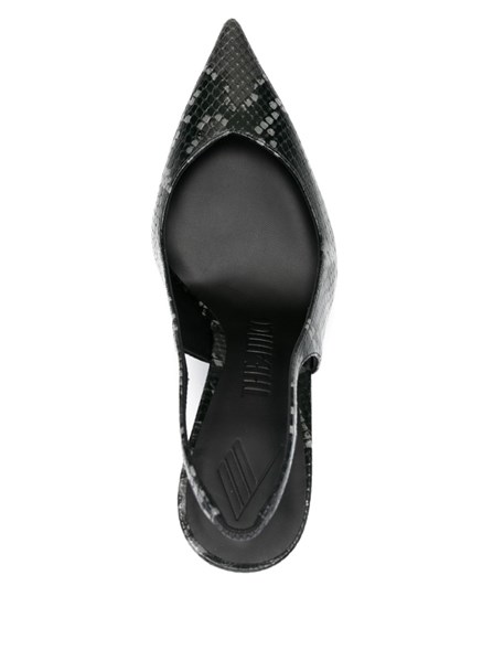 THE ATTICO - Python print leather slingbacks