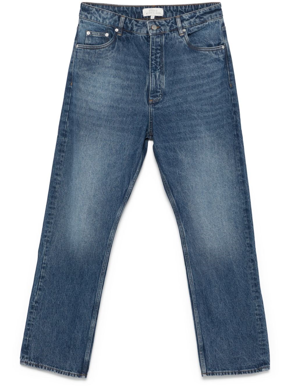 Studio Nicholson Belt-loop Jeans In ブルー