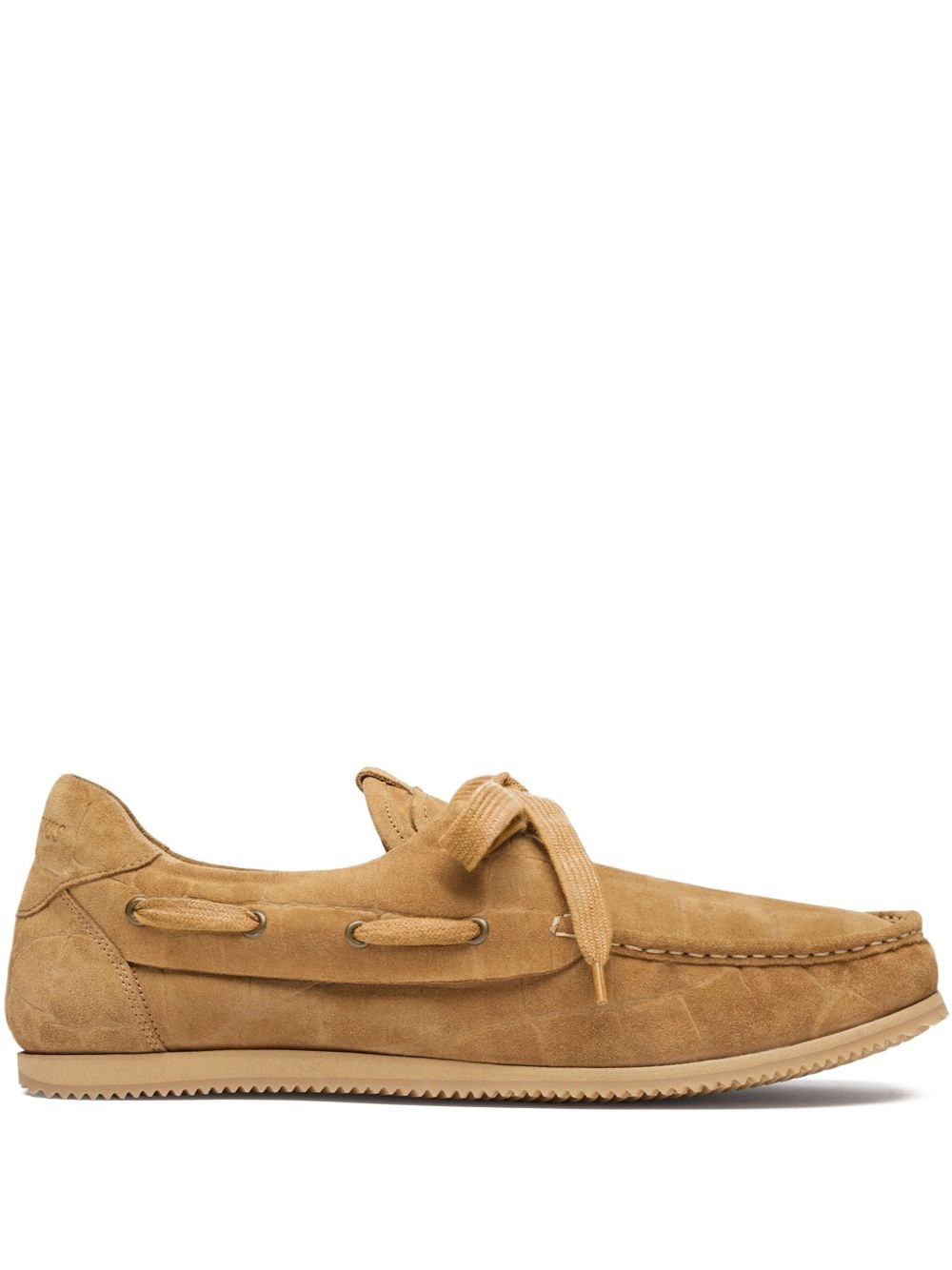 Jacquemus Calf Leather Loafer In Caramel Brown In Camel