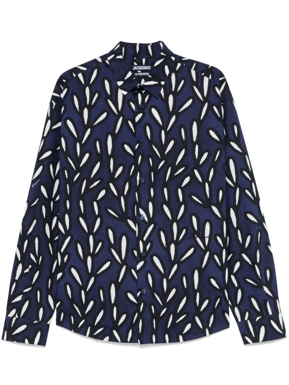 Shop Jacquemus 'la Chemise Simon' Shirt In Blue