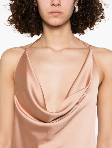 THE ANDAMANE - Abito in satin di raso