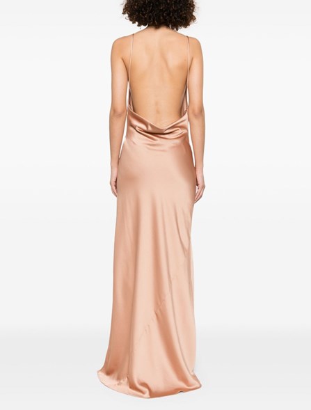 THE ANDAMANE - Abito in satin di raso