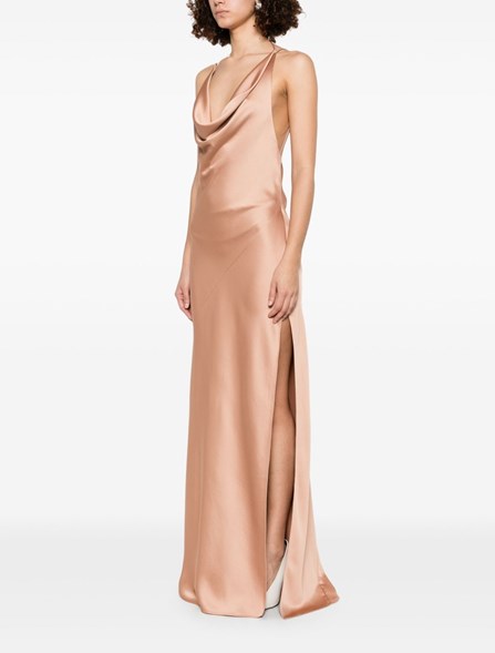 THE ANDAMANE - Abito in satin di raso