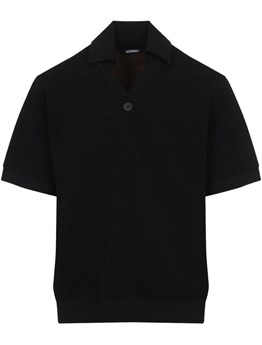 Tシャツ・カットソー DONDUP SS25 POLO SHIRT (UT122 M00699U PTR 010) Regular-fit polo shirt in cotton crepe for men, white | Dondup