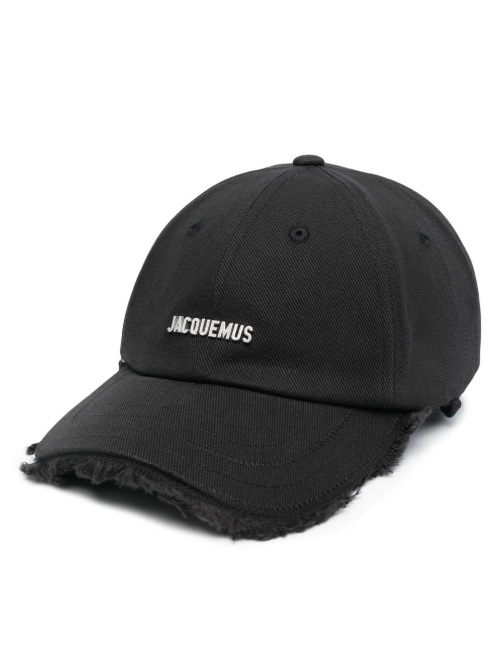 Jacquemus La Casquette Artichaut Baseball Hat In Black