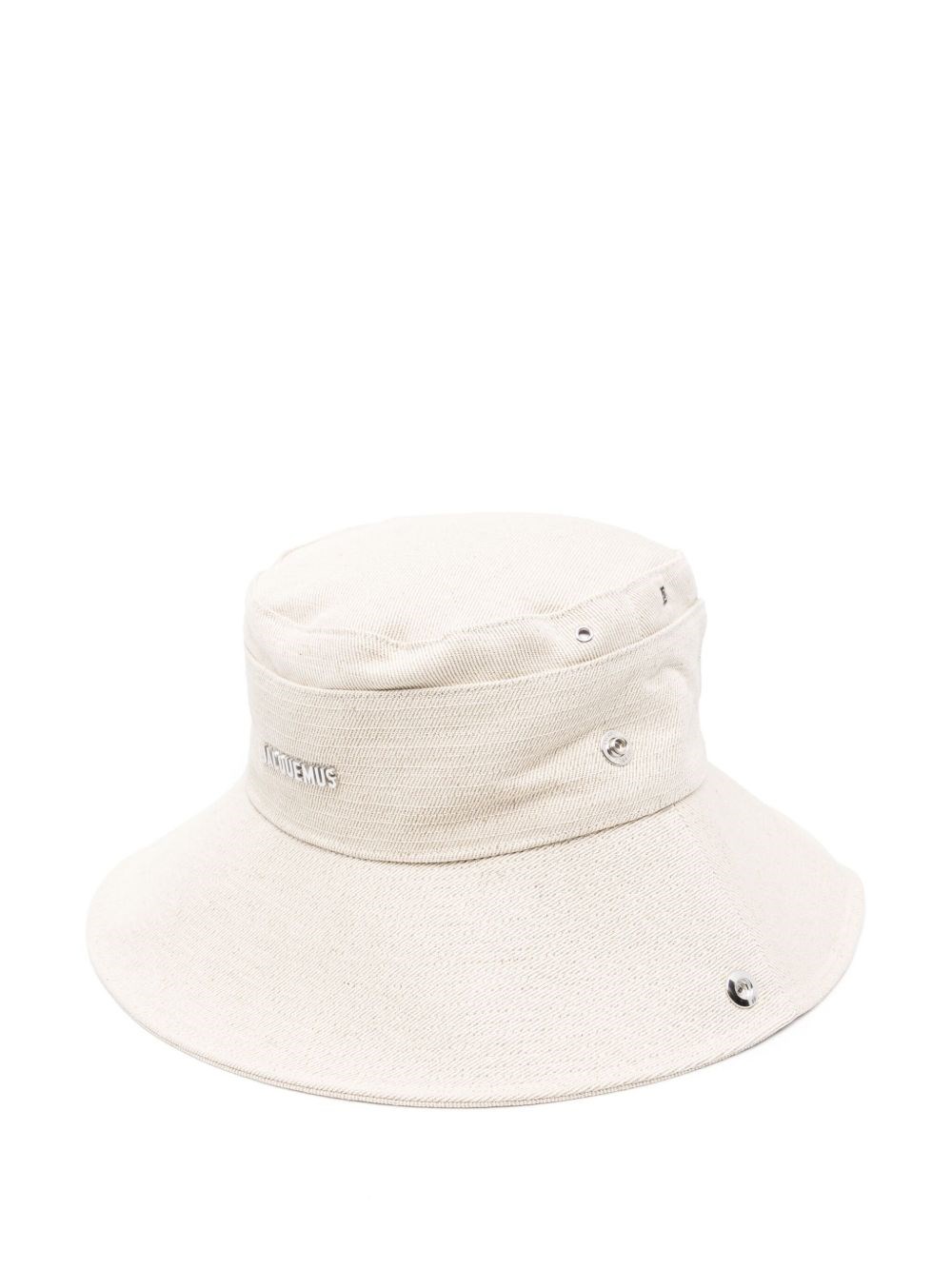 Jacquemus Le Bob De-nimes Bucket Hat In White