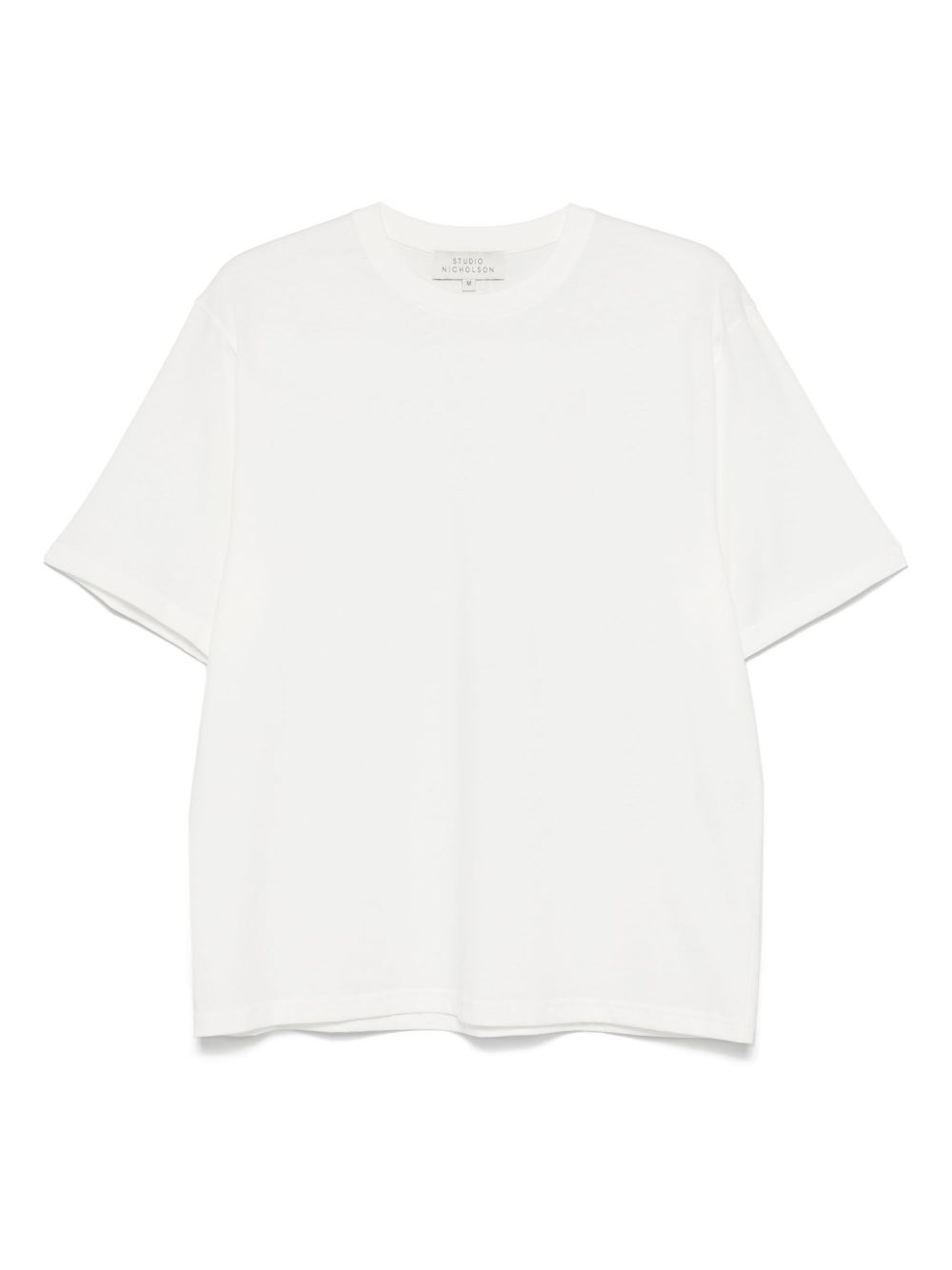 Studio Nicholson Mens Piu Optic White Oversized T-shirt