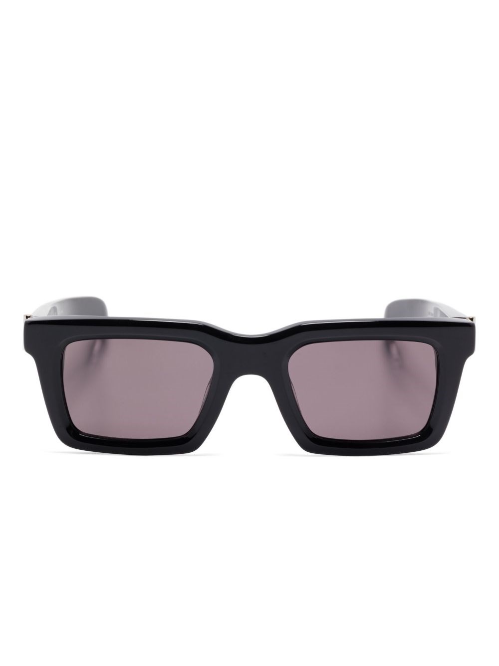 Alexander Mcqueen Geometric Frame Sunglasses In Black
