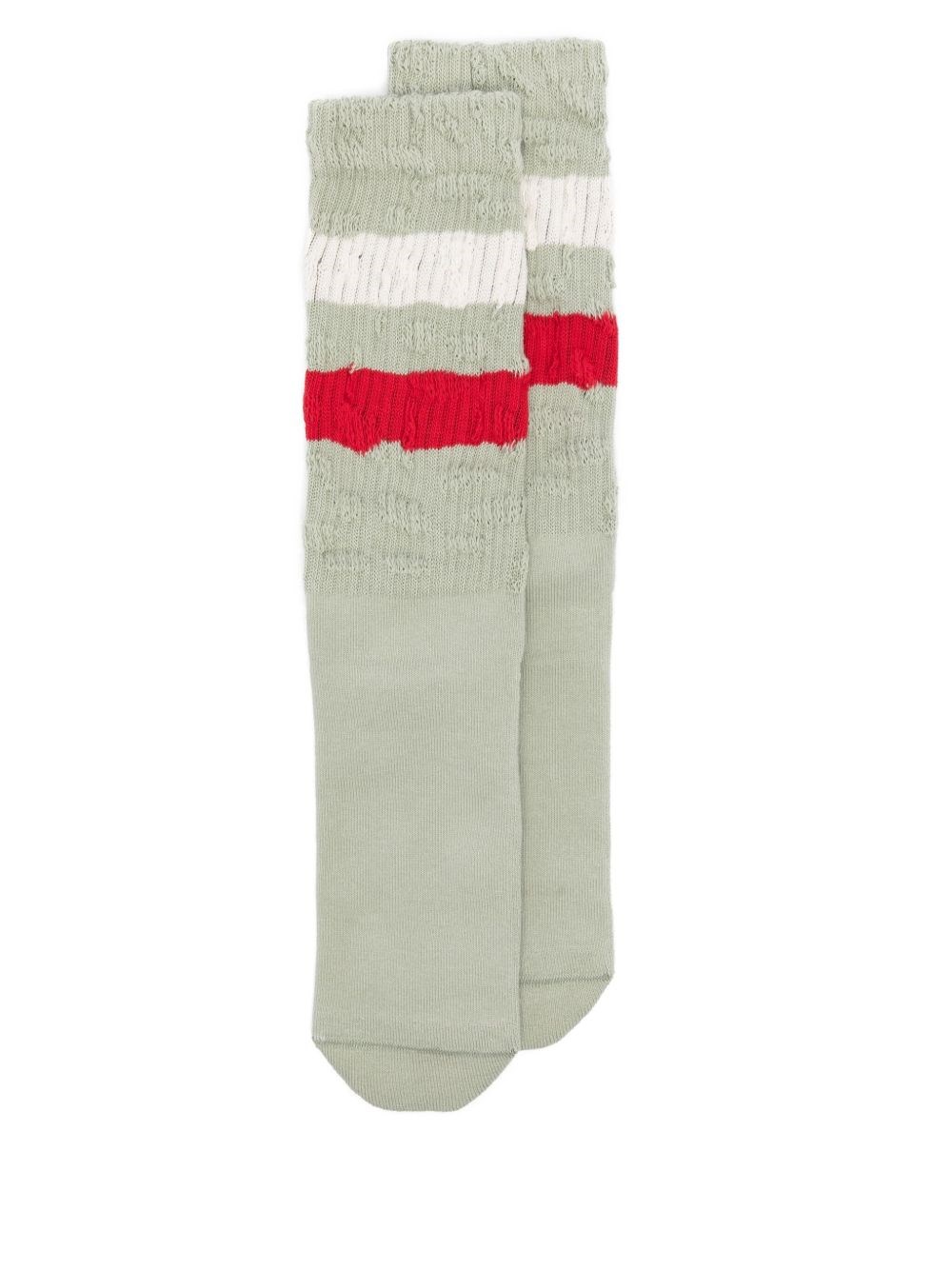 Golden Goose Ribbed Socks In Neutrals