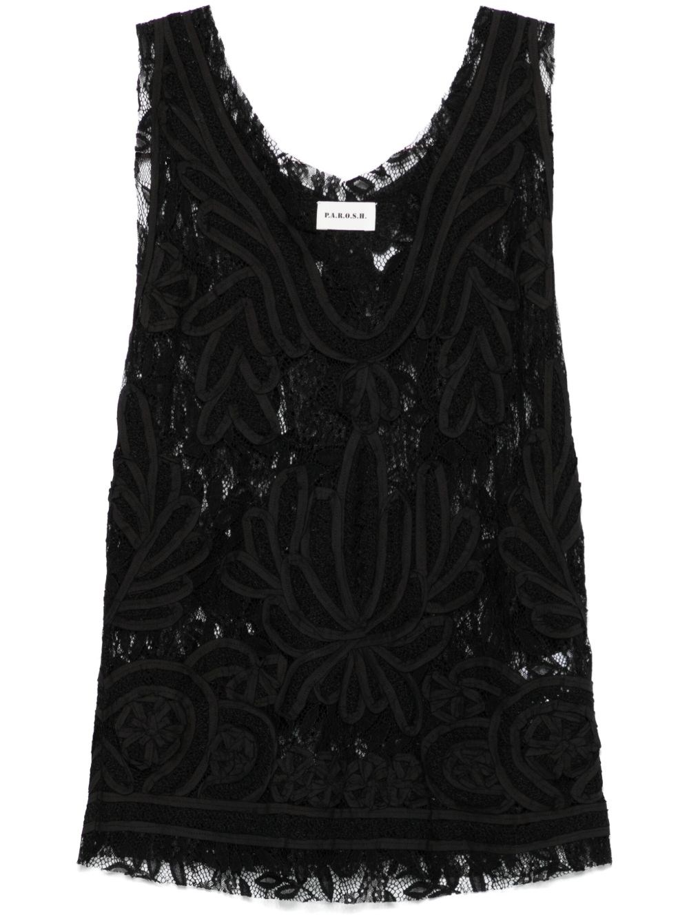 P.a.r.o.s.h Nixie Vest In ブラック