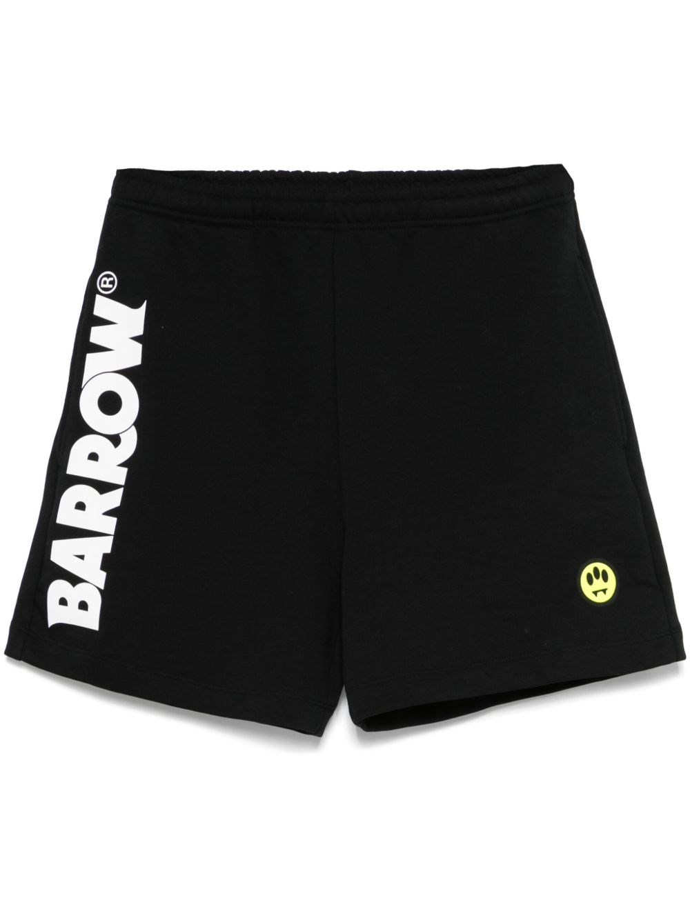 Barrow Elastic Waistband Iridescent Detail Shorts In ブラック