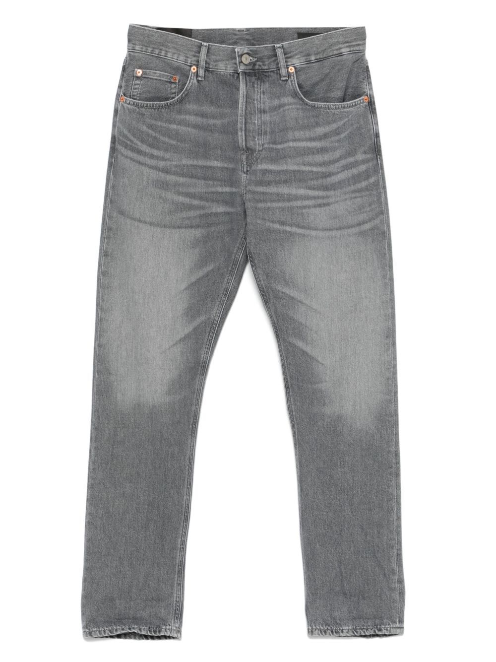 Dondup Logo-print Jeans In Black