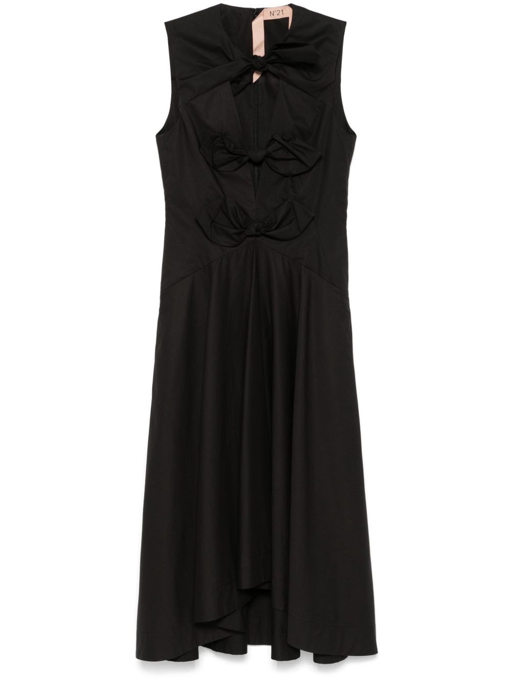 N°21 Midikleid Mit Schleifendetail