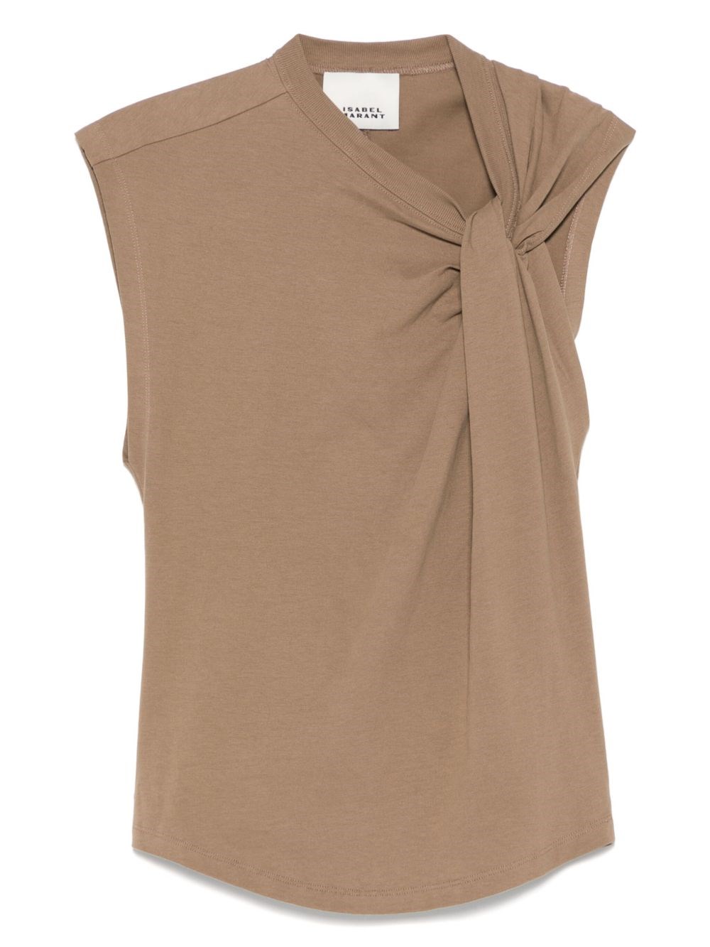 Isabel Marant Nayda Twisted Cap-sleeve T-shirt