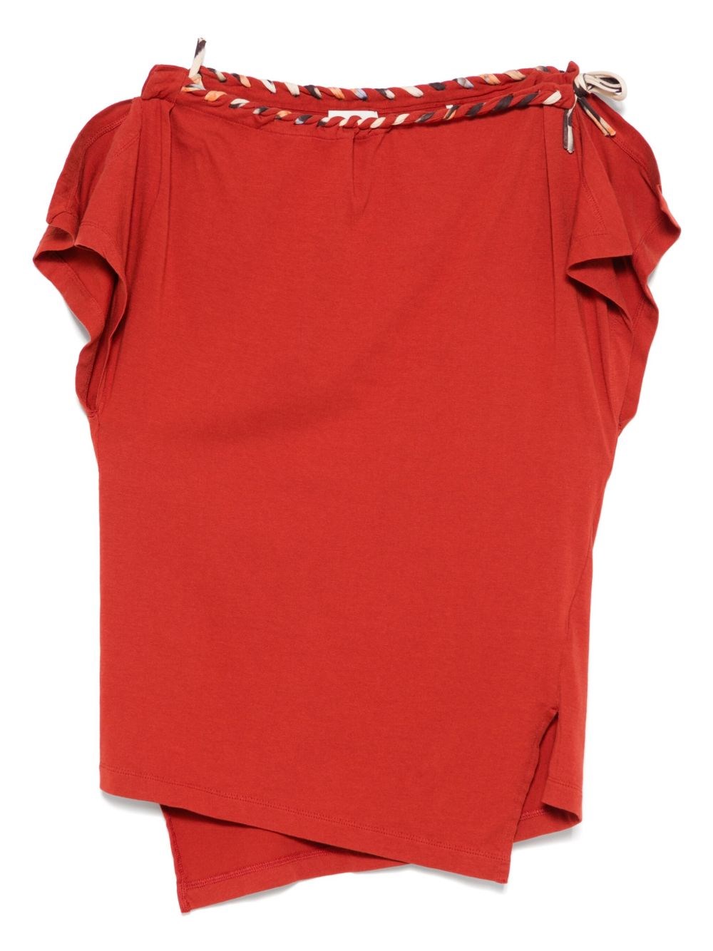 Isabel Marant Top Relaxed Chic Asymmetric Hem