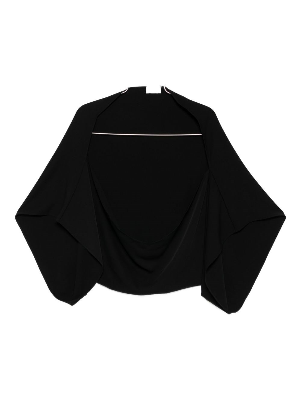 P.a.r.o.s.h Crêpe Shrug In Black