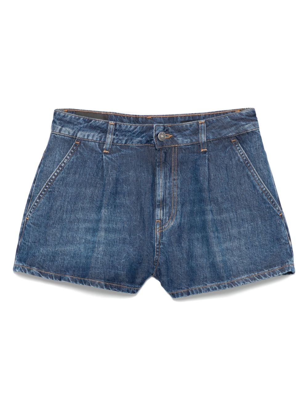 Dondup Shorts In Lyocell In Blue