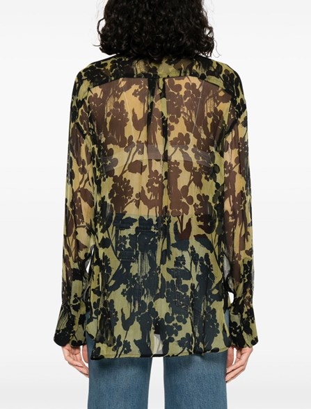 VICTORIA BECKHAM - Silk georgette shirt