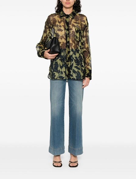 VICTORIA BECKHAM - Silk georgette shirt
