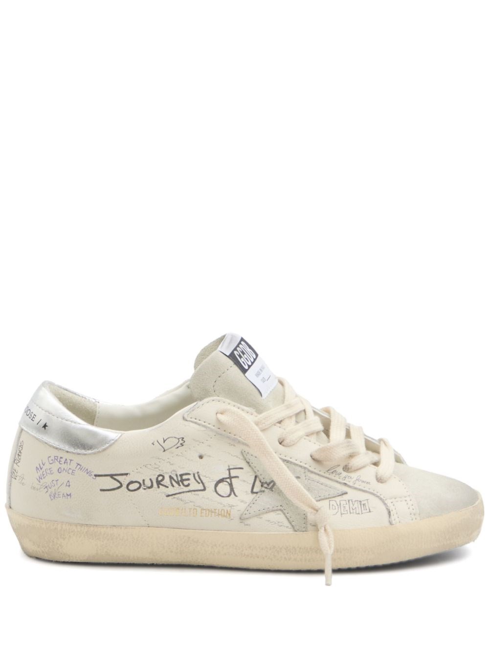 Golden Goose Super Star Low Trainers In Neutral