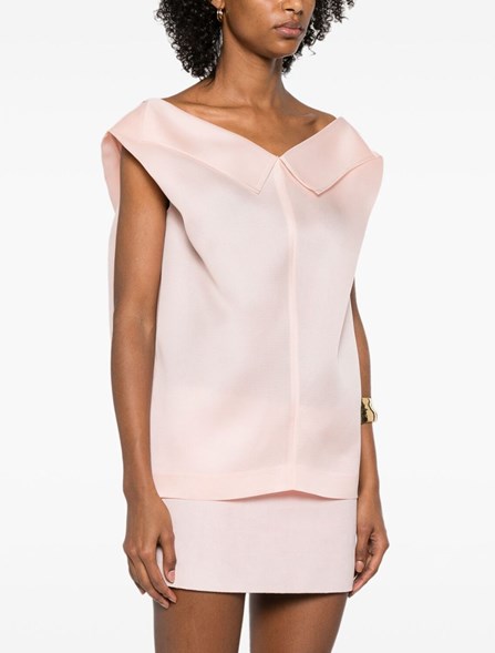 KHAITE - Silk gazar top