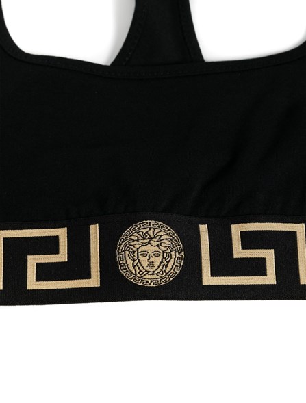 VERSACE - Bralette with Greek border