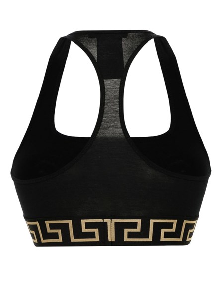 VERSACE - Bralette with Greek border