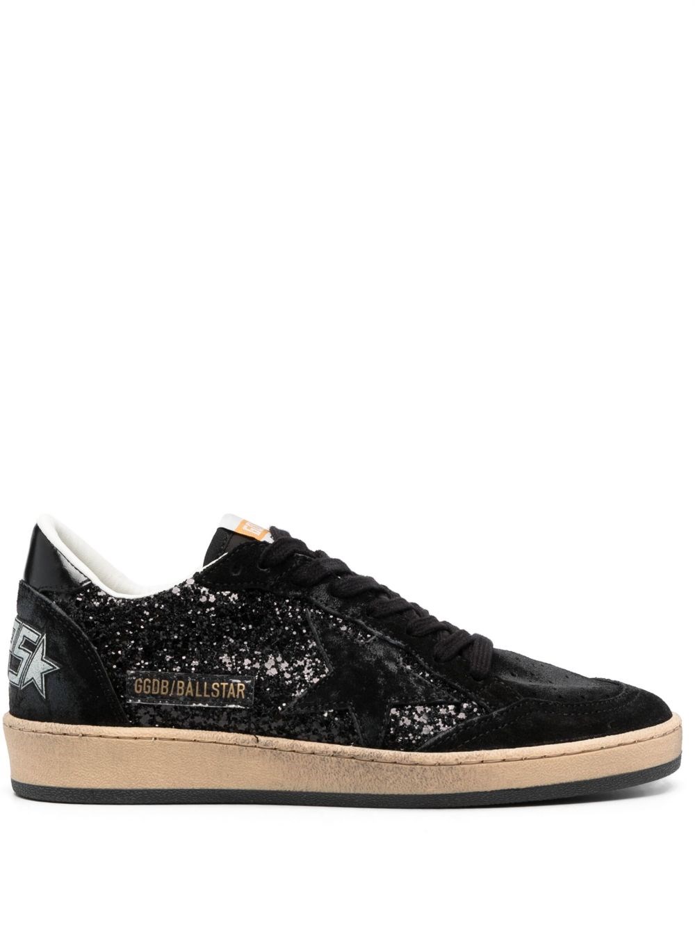 Golden Goose 'ball Star' Sneakers In Black