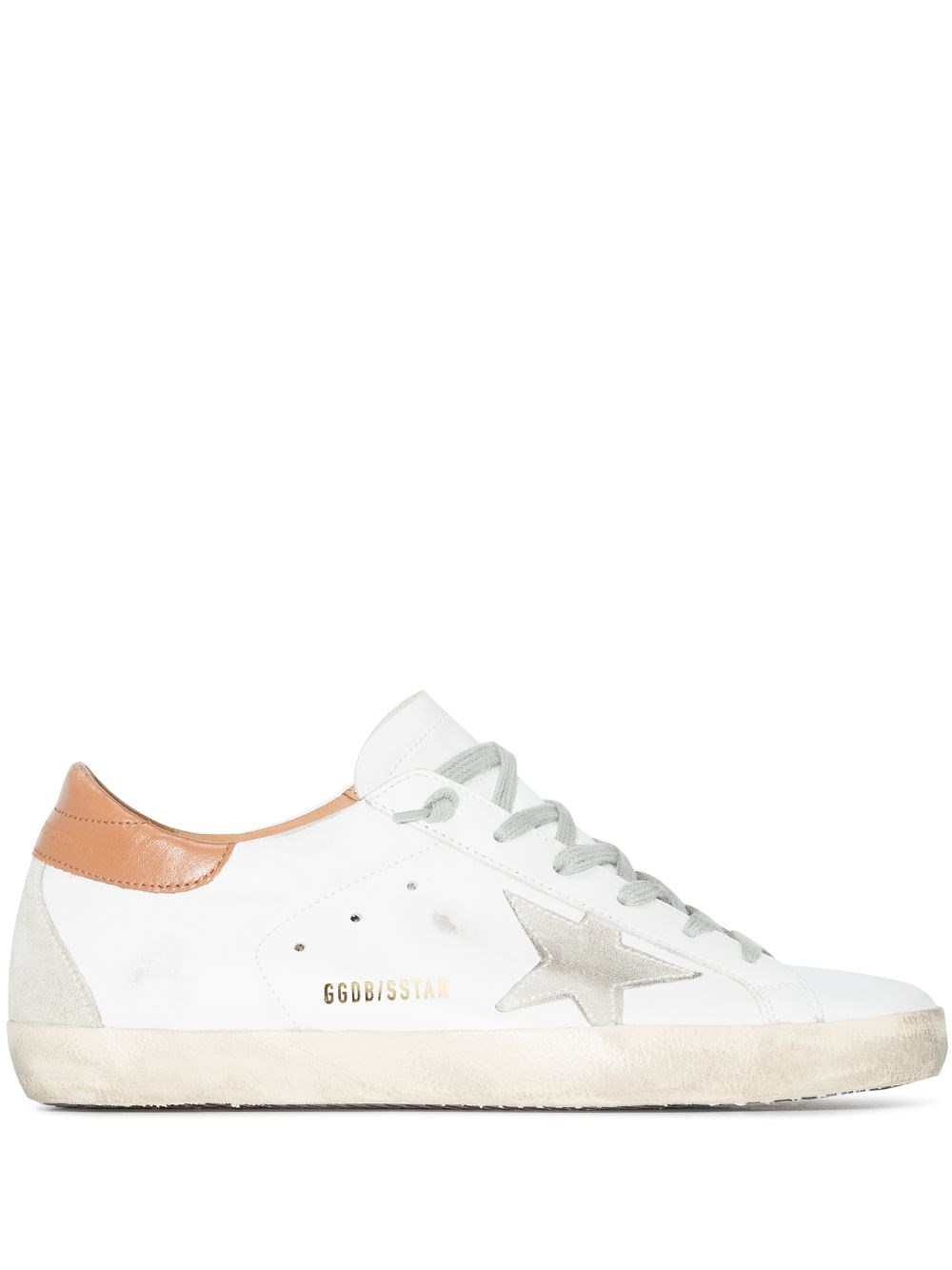 Golden Goose Super-star Leather Low-top Sneakers In White
