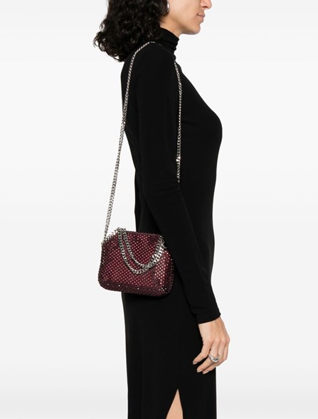 STELLA MC CARTNEY - Micro Falabella Tote with Crystals