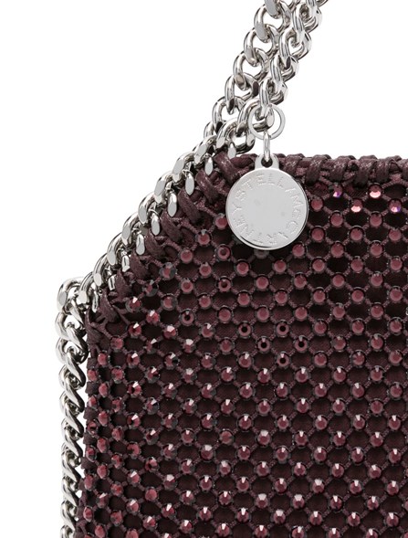 STELLA MC CARTNEY - Micro Falabella Tote with Crystals