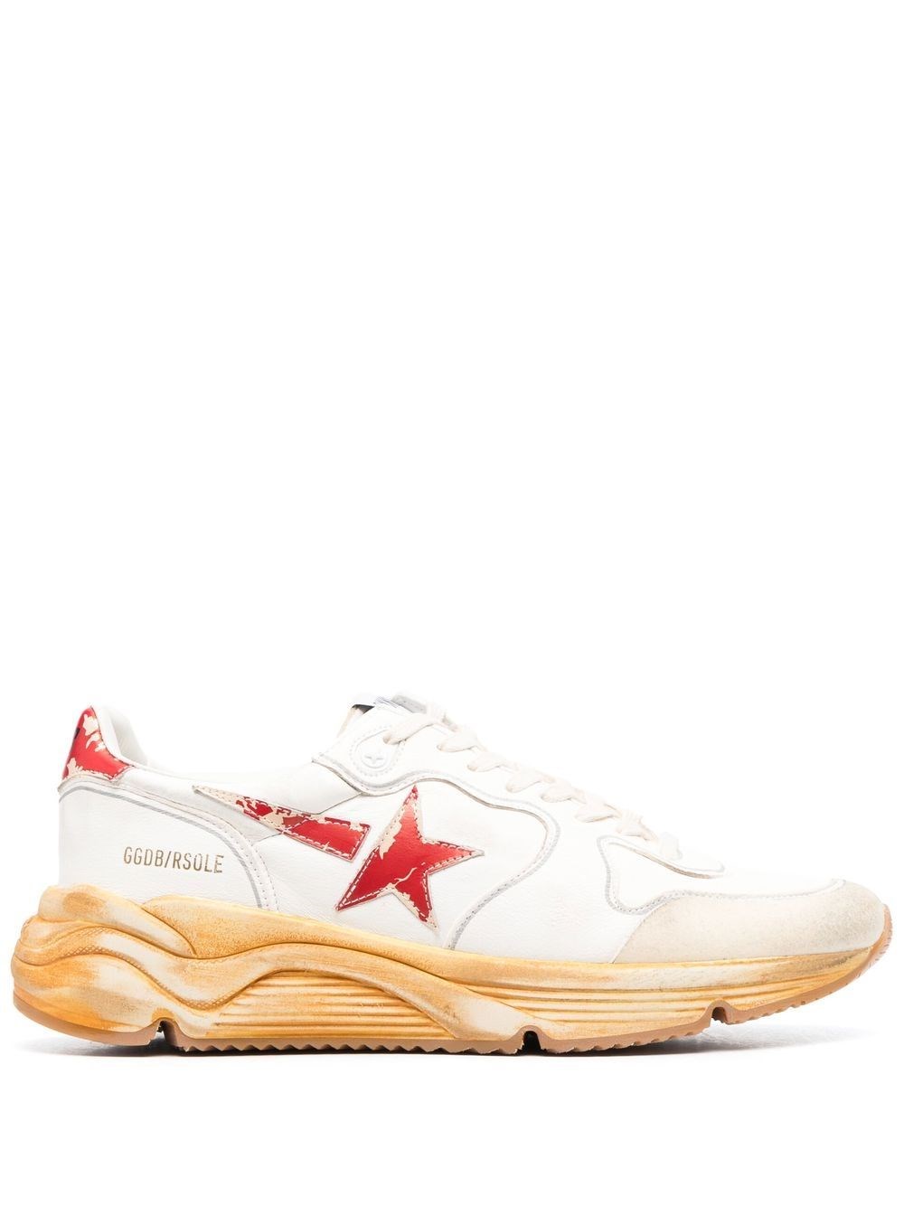 Golden Goose Running Sole In Brown