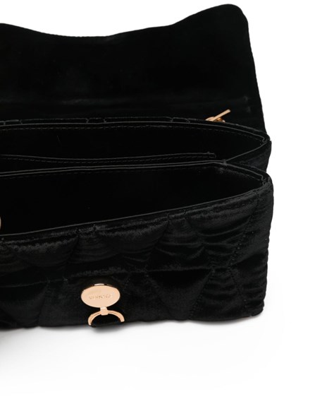 VERSACE - Kleio quilted velvet mini bag