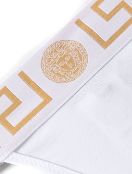 VERSACE - THONG WITH GREEK RIM